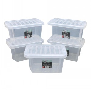 Wham Crystal Plastic Storage Box & Lid Size 02 (7 Litre)